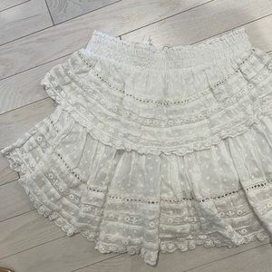 LoveShackFancy Ruffle Mini Skirt